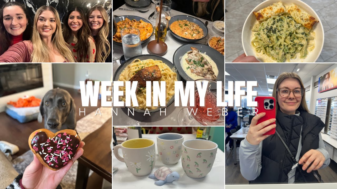 WEEK IN MY LIFE VLOG | Weekday Meals, Float Nurse Work Week, Grocery Haul, Galentines Date, Pottery