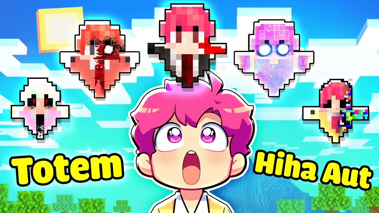 HIHA THỬ TH&Aacute;CH 24H SỞ HỮU TOTEM L&Agrave;NG HIHA AUT TRONG MINECRAFT*TOTEM HIHA AUT TẬP 1 😱😎