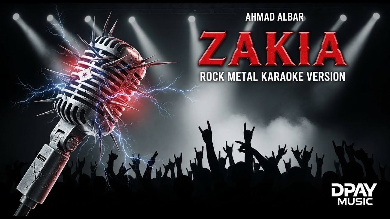 Zakia - Ahmad Albar (Rock Metal Karaoke Instrumental + Lyrics)