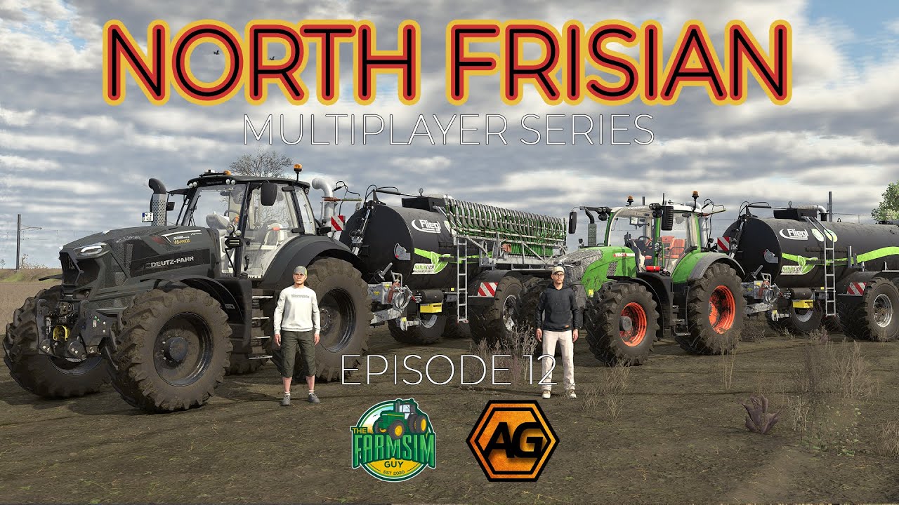 Flinging Poo with @TheFarmSimGuy  - North Frisian - FS25