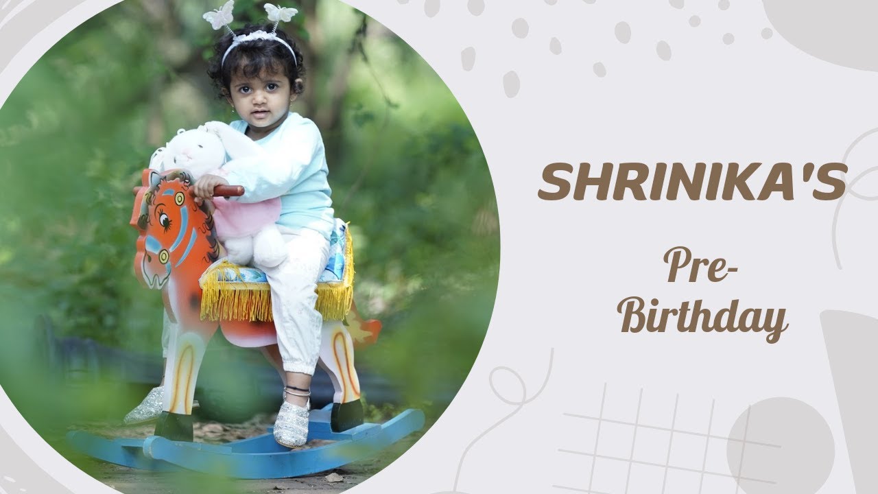 Baby Girl Pre Birthday shoot | Shrinika's Pre Birthday | Birthday Girl | Radhin Captures