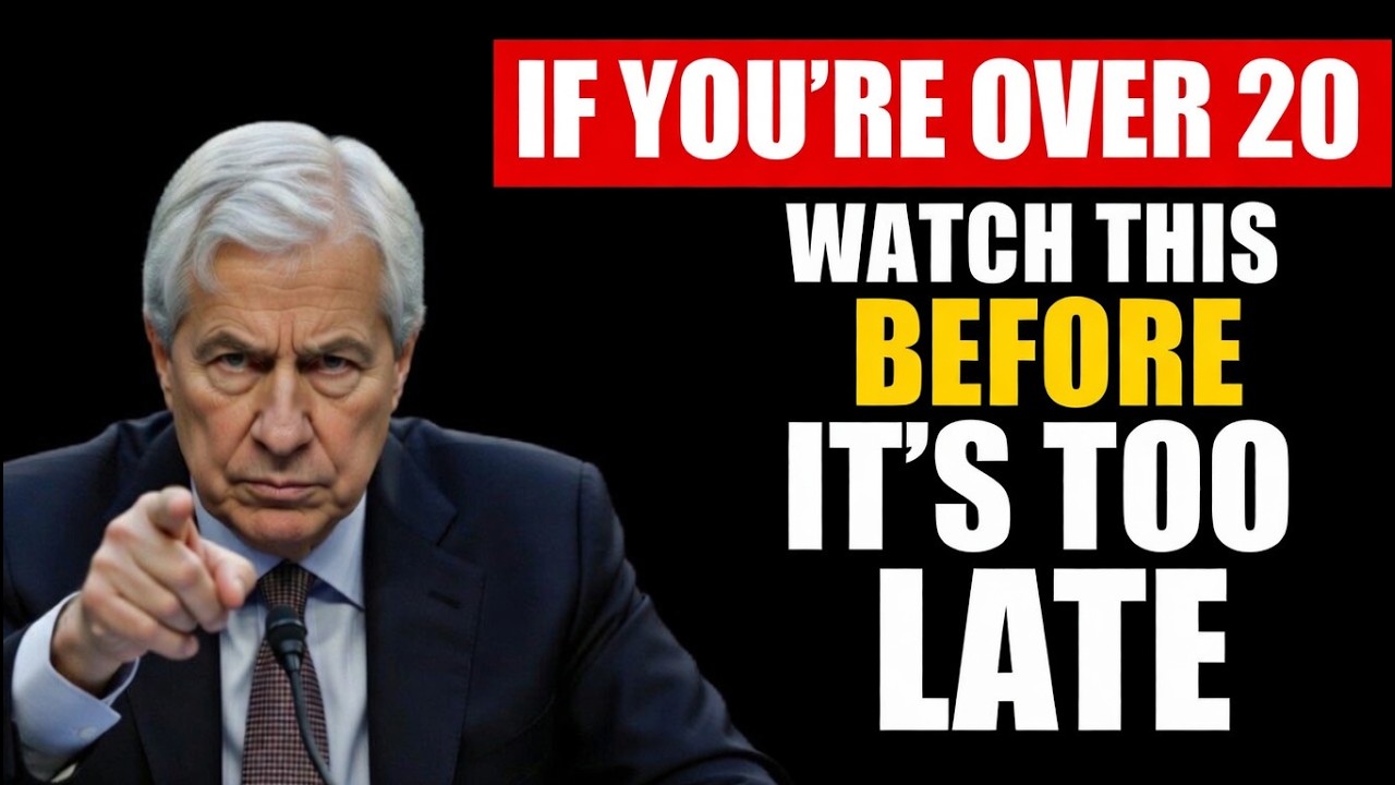 Jamie Dimon: If You're Over 20, Watch This Before It's Too Late.