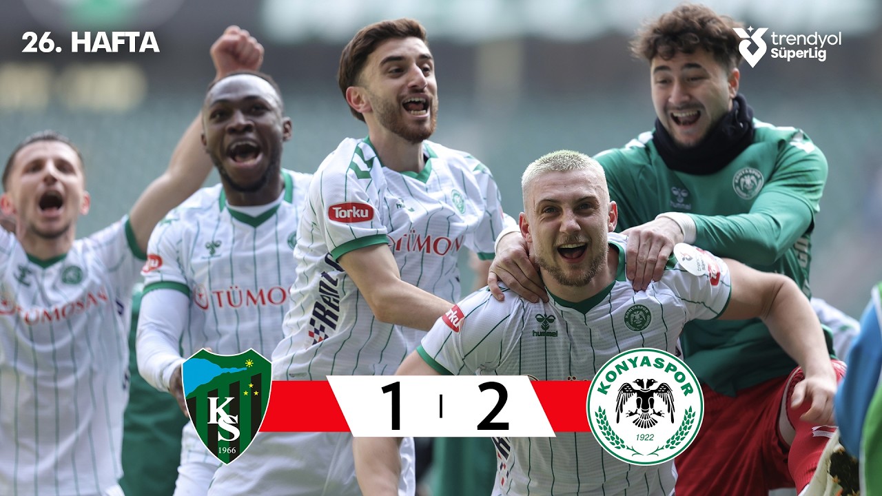 Kocaelispor (1-2) Konyaspor - Highlights/Özet | Trendyol Süper Lig - 2025/26