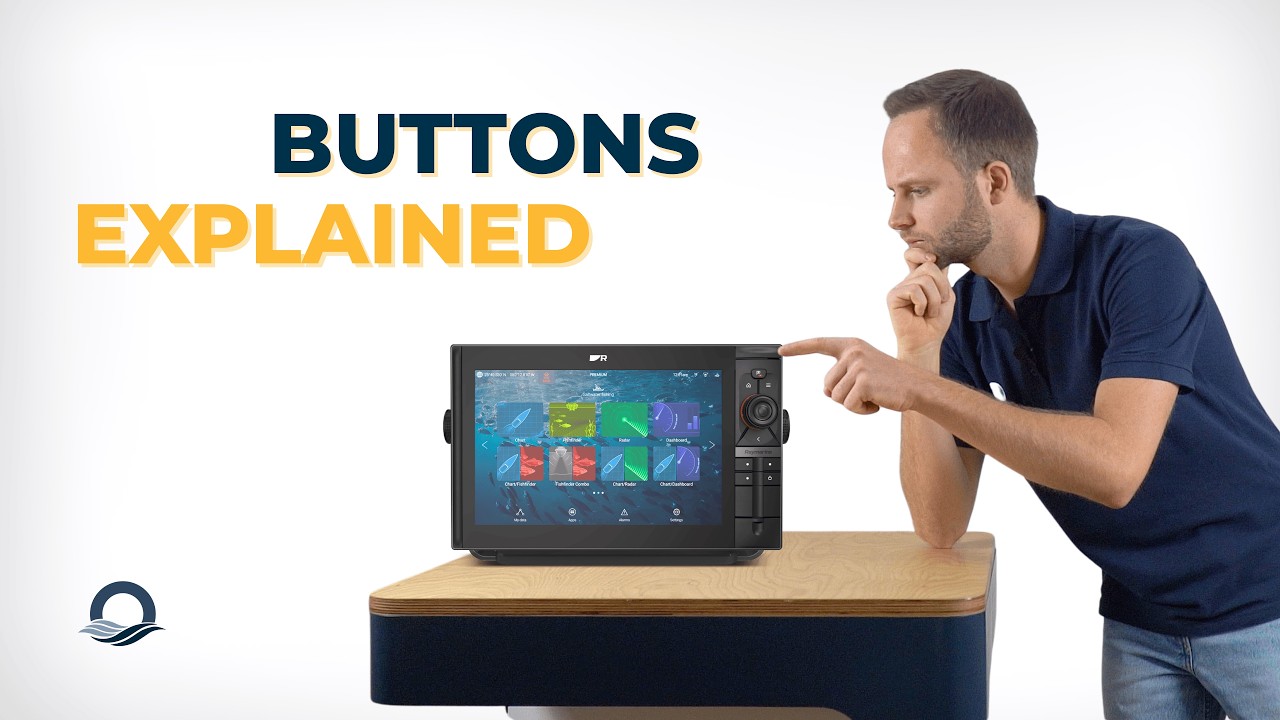 RAYMARINE AXIOM Tutorial: Buttons explained – Controls & SD Card Slot