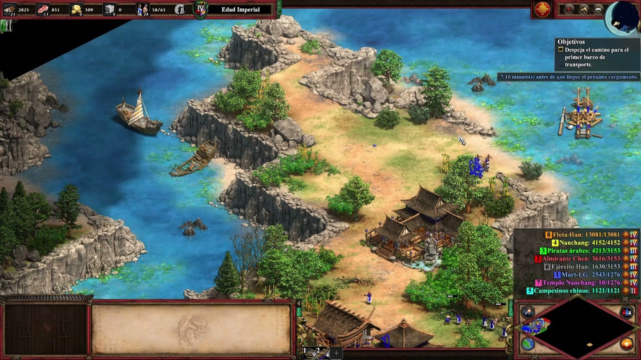 Age of Empires II - Lago Poyang (1363) Difícil