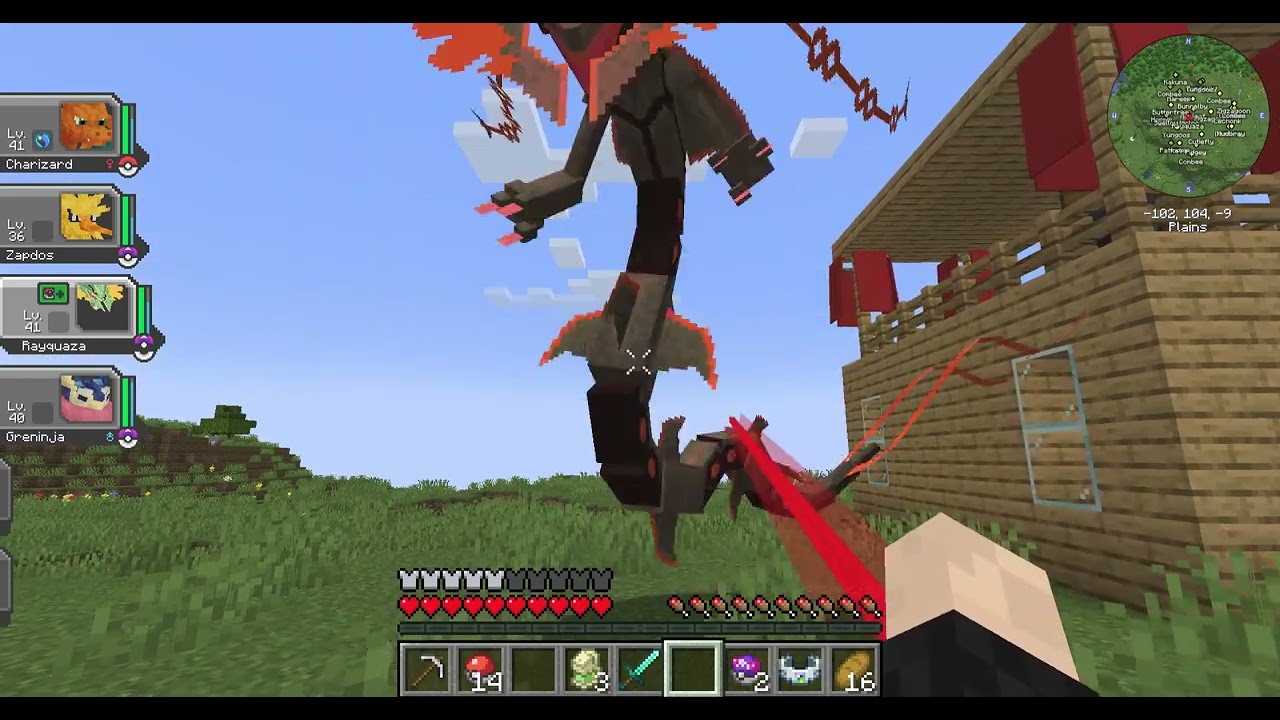 GETTING MEGA POKEMON IN MINECRAFT