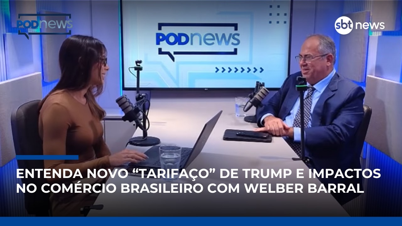 Entenda novo “tarifaço” de Trump e impactos no comércio brasileiro com Welber Barral | Podnews #12