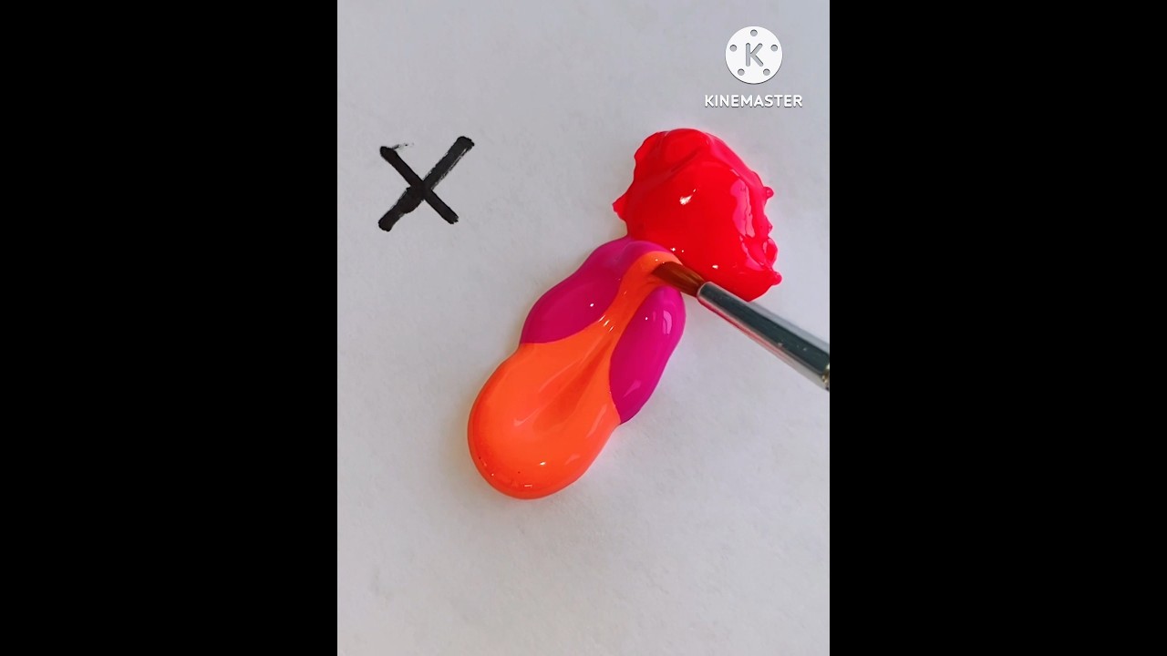 The Science of Neon Pink Paint: What Happens When You Mix 3 Shades? #art #oddlysatisfying #pink #001