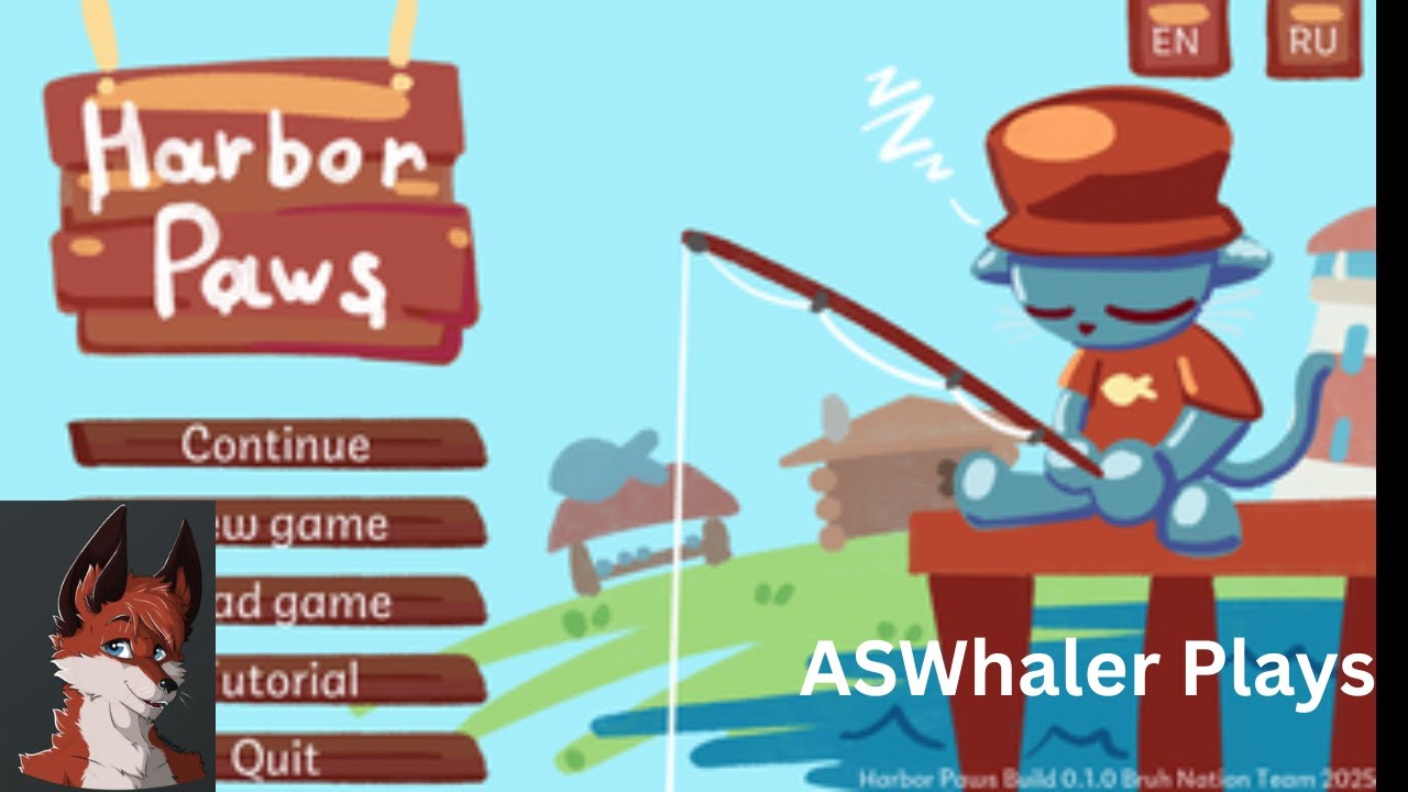 An Adorable Fishing Adventure for an Adorable Cat! Harbor Paws by MishaMike and Bruhyasherka