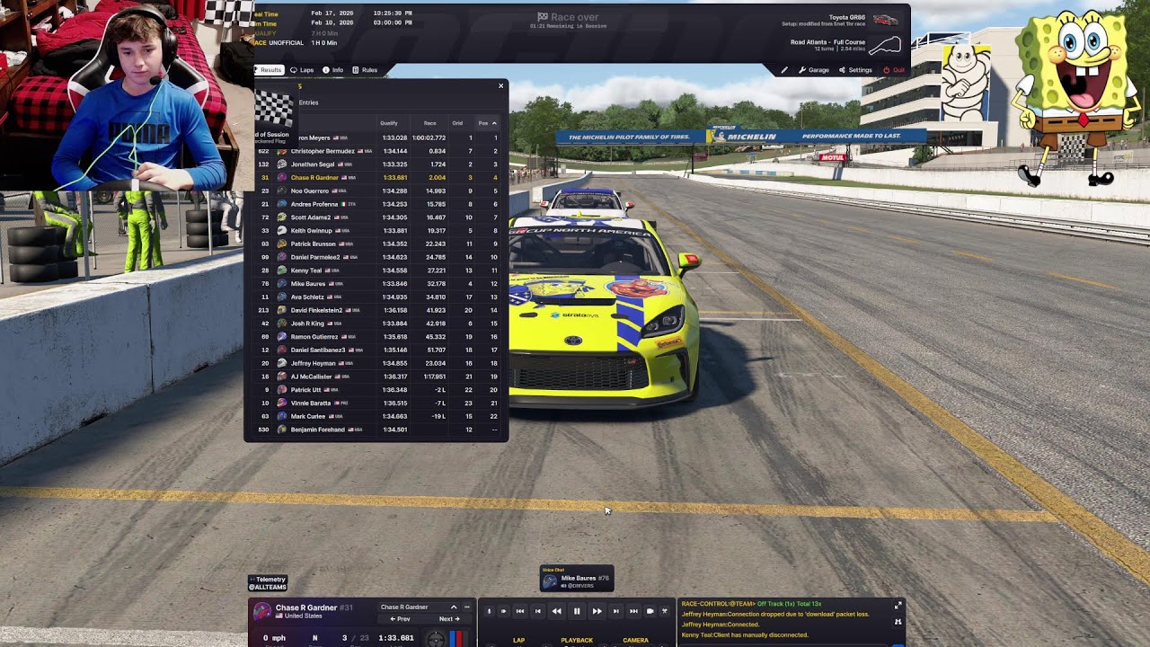 NASA Texas race @ Road Atlanta
