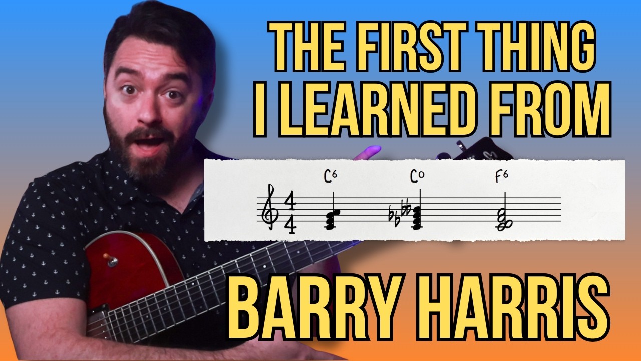 Jazz Guitar Chord COMPING | Barry Harris For Beginners
