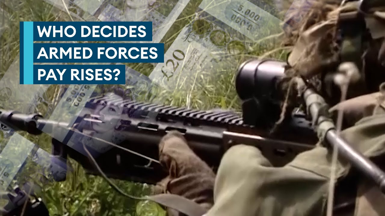 Who decides if military personnel get a pay rise?