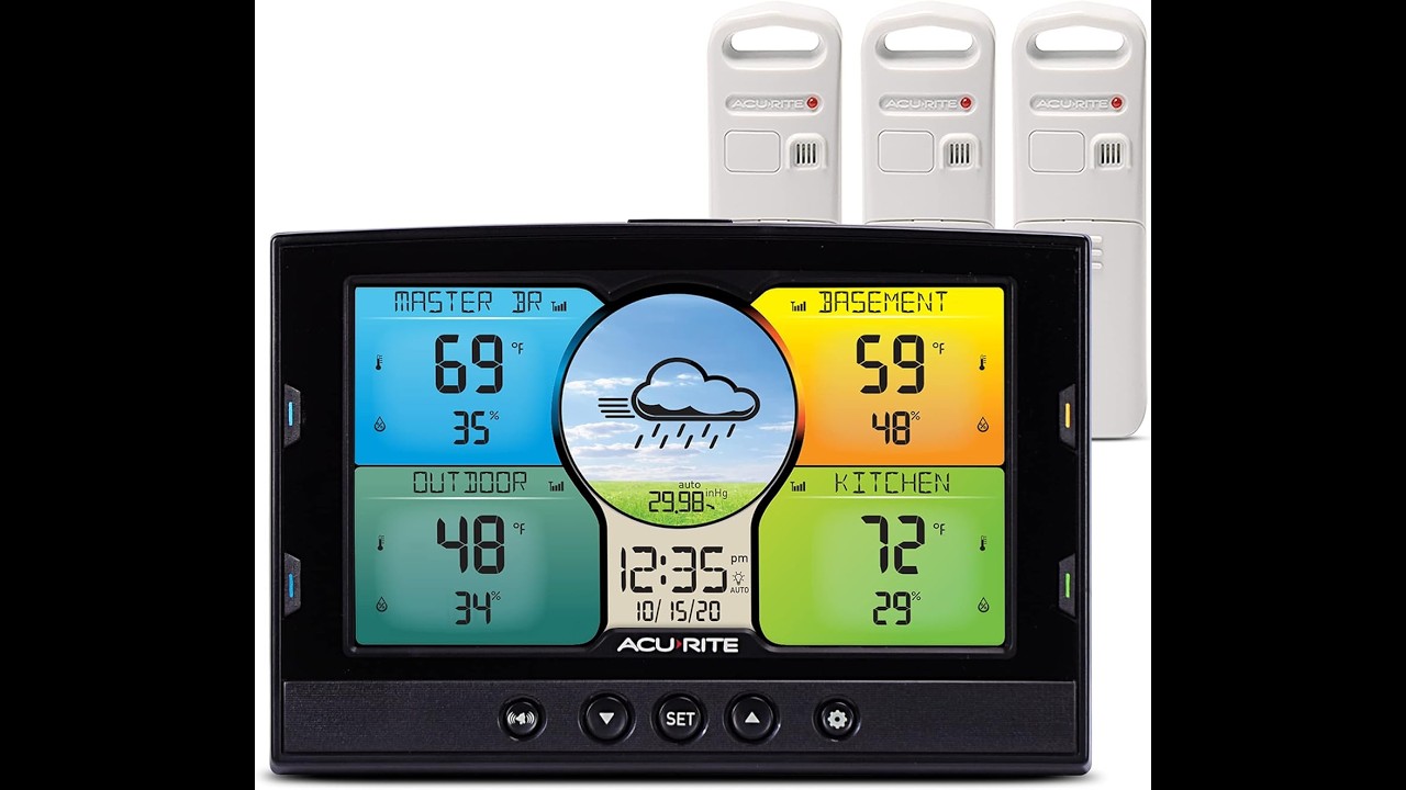 AcuRite: Multi-Room Thermometer Review - Pros & Cons - AcuRite weather station