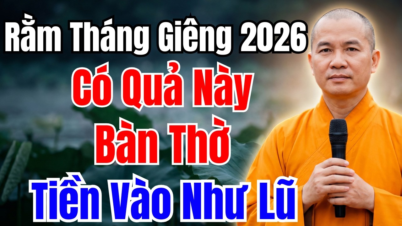 Rằm Tháng Giêng 2026 : Thắp Hương 5 Loại Quả Này, Cả Năm Thuận Lợi, Tiền Tài Tự Đến