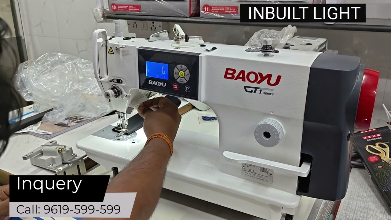 Baoyu GT1D Industrial Sewing Machine For Garment Factory | Swati Industrial Sewing Machine