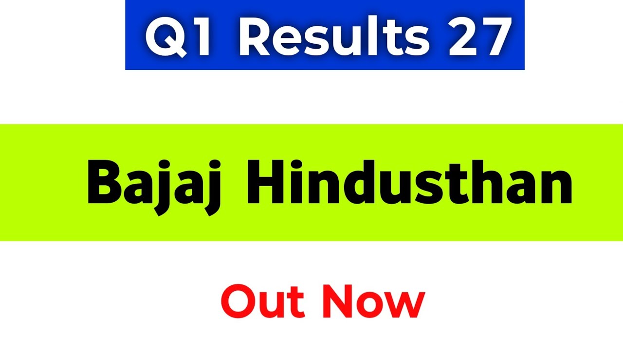 Bajaj Hindusthan Q1 Results 2027 | Bajaj Hindusthan Sugar Share Latest News | Bajaj Hindusthan Share