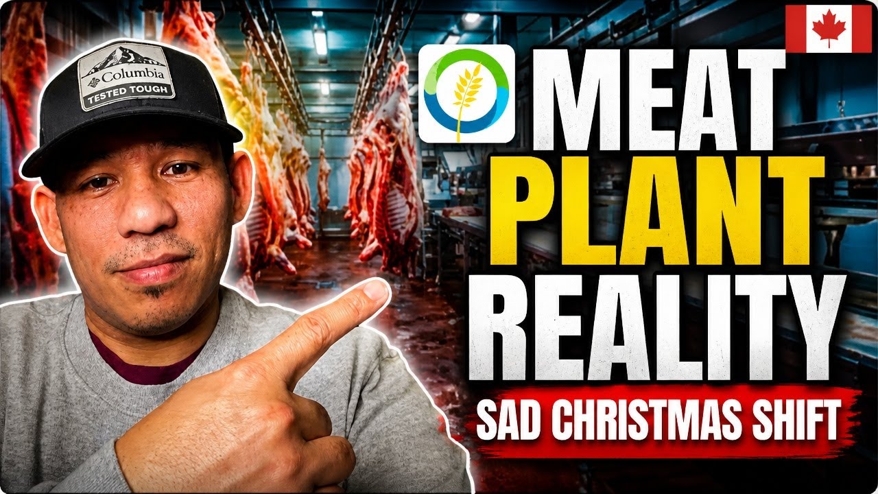 Inside The Meat Plant:My Everyday Life | The Sad Reality Of Christmas At Work | #hylife #buhaycanada
