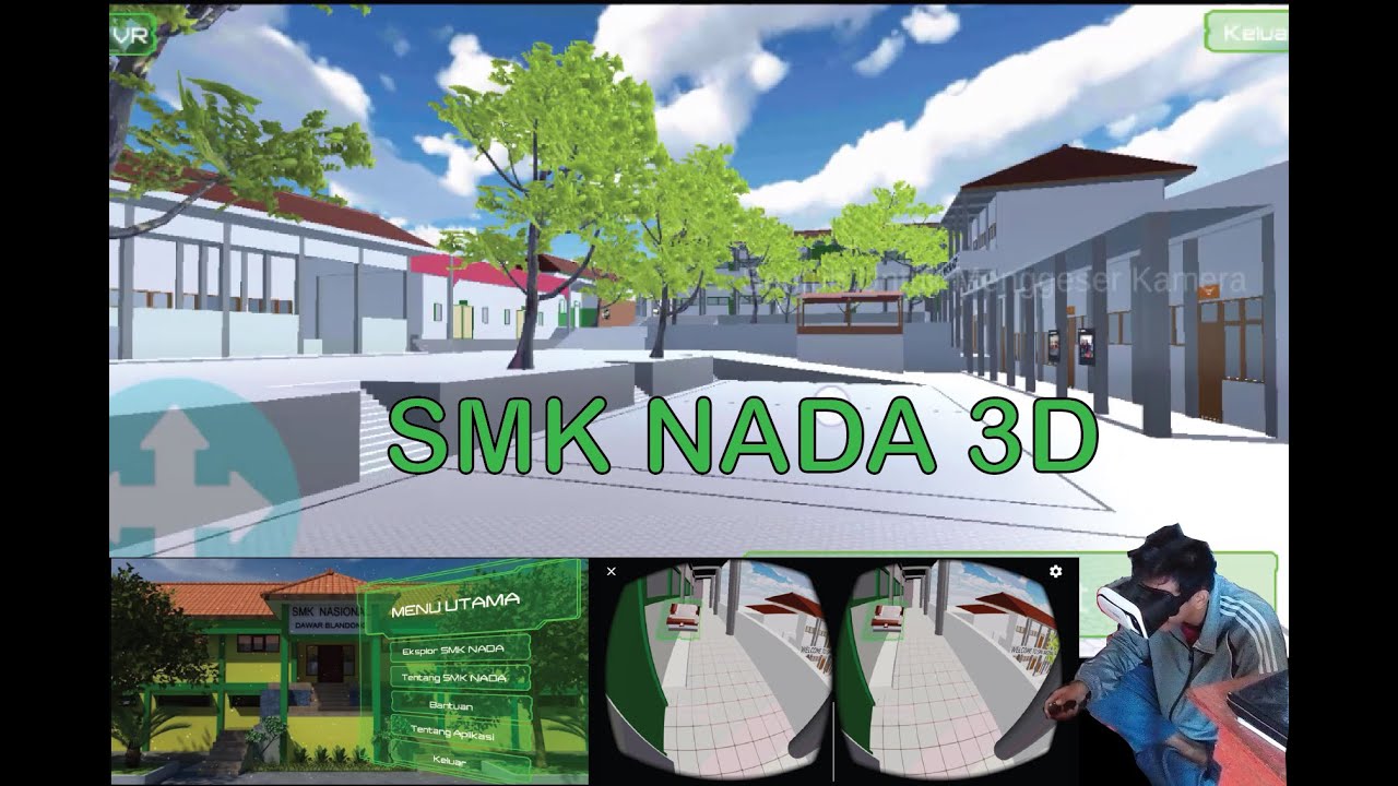 Membuat game 3D Virtual Reality dan Augmented Reality dengan Unity untuk Tugas Kuliah