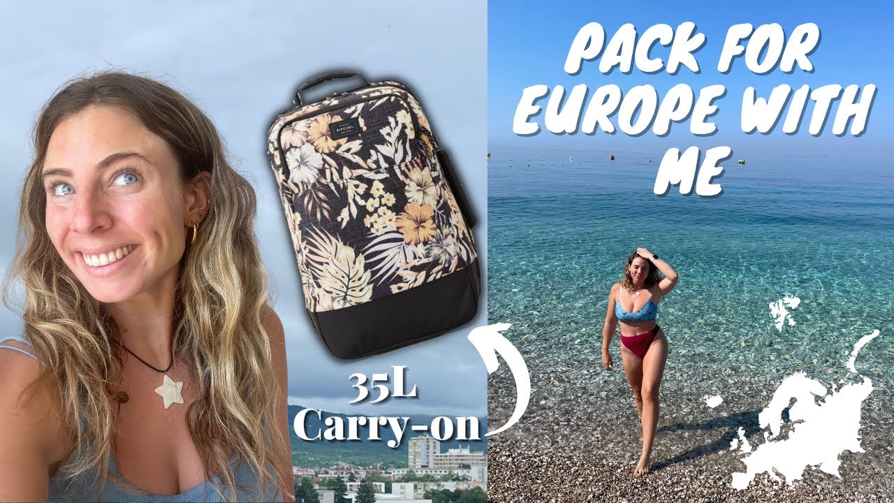 Pack With Me for 6 weeks in Europe! 🇪🇸🇲🇪🇦🇱🇬🇷