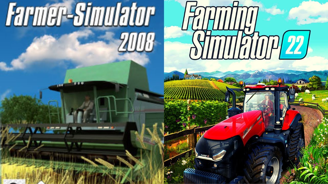 A Evolução do Farming Simulator de 2008 até 2022 Para PC PlayStation e Xbox