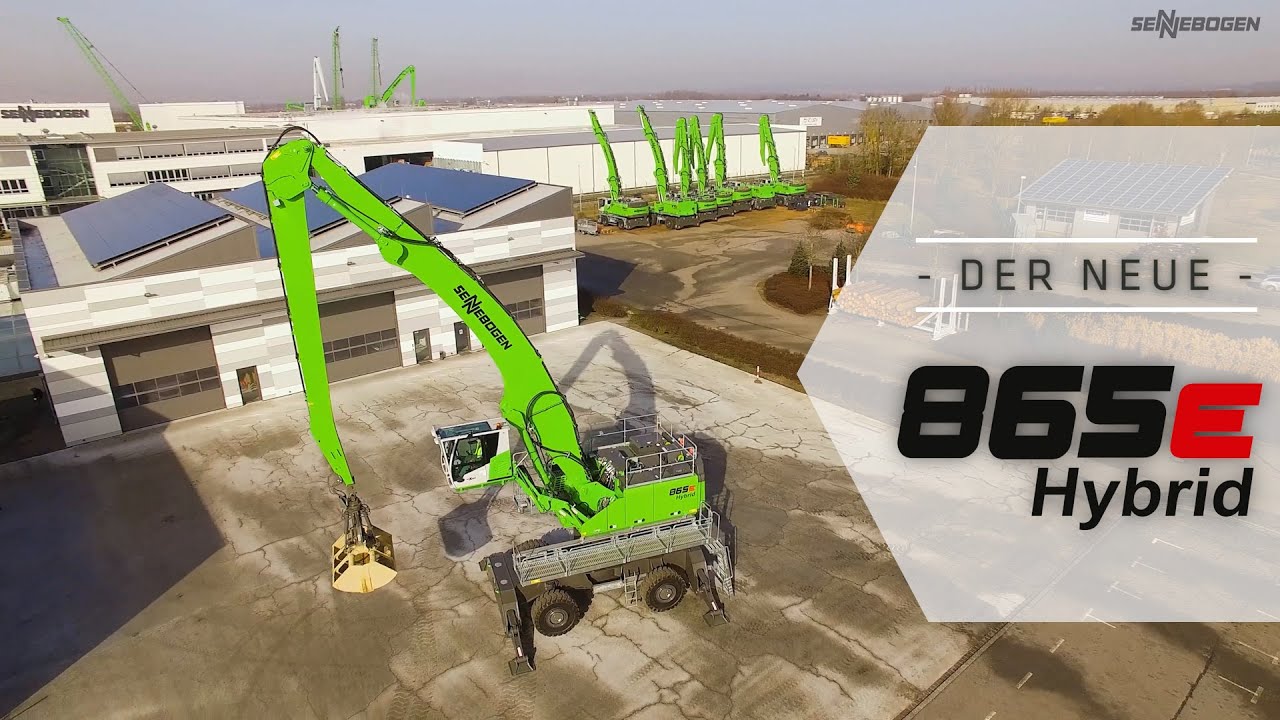 The new powerful 90 ton material handler - SENNEBOGEN 865 E (German)
