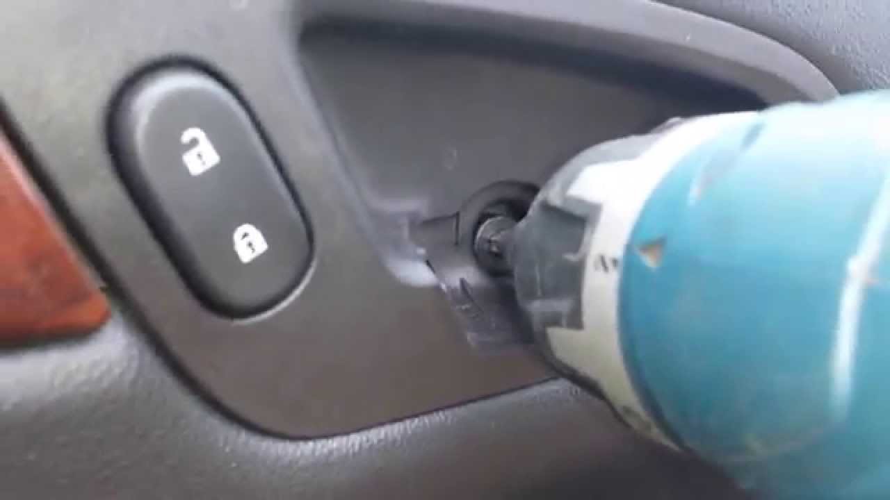 Removing 2008 Chevy Impala front door panel.