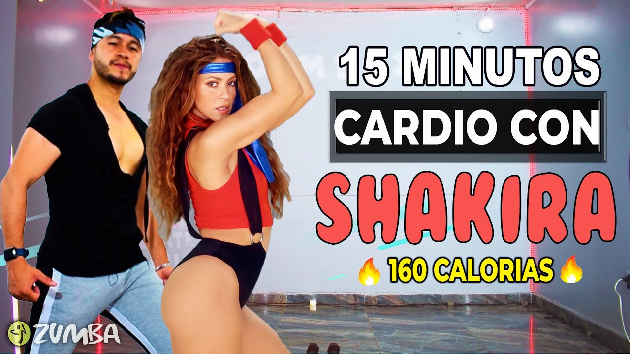 15 Minutos Bailando Exitos de SHAKIRA ⭐⭐ QUEMA GRASA RAPIDO ⭐⭐ SHAKIRA Cardio Dance Workout
