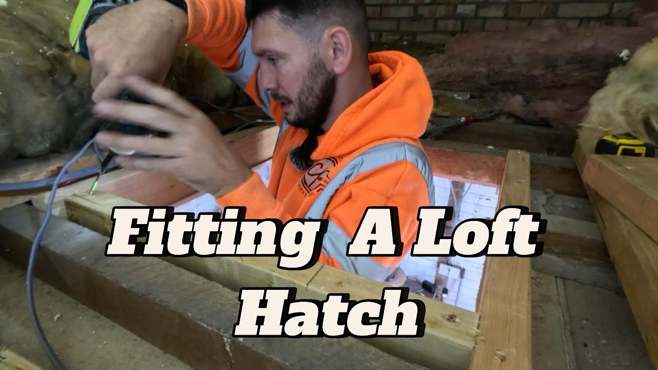 FittIng A loft Hatch (Kitchen Part 4) #diytips