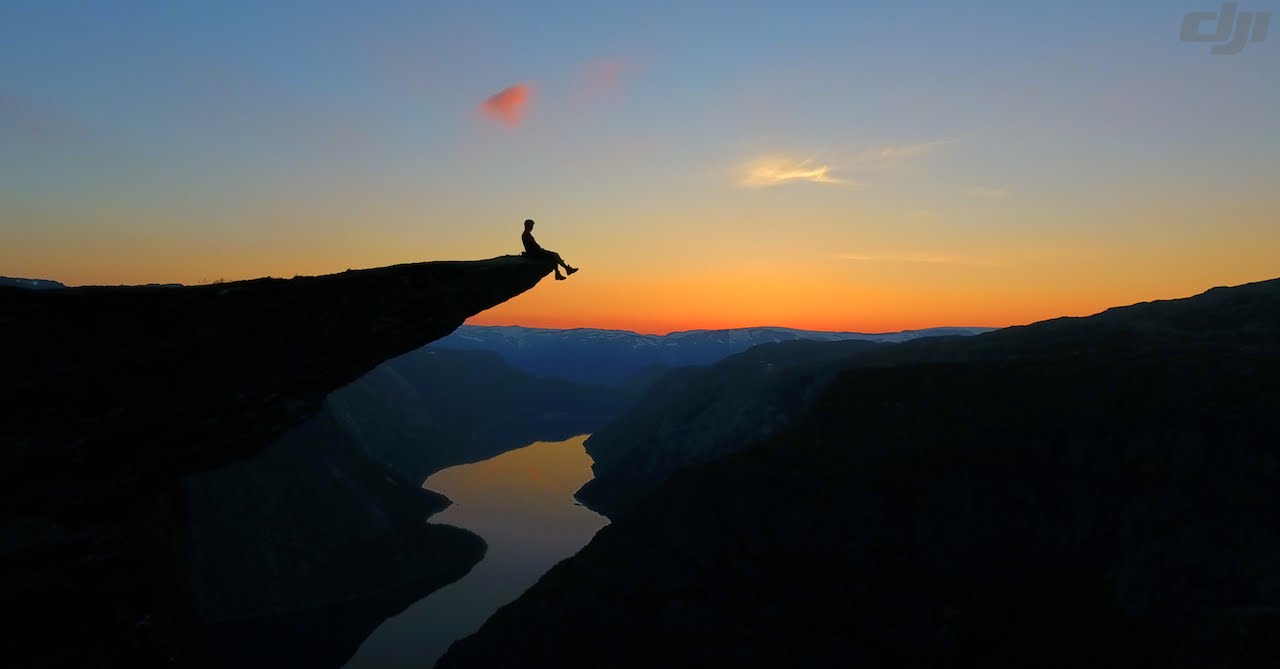 Trolltunga from the air - 4K drone video from Norway