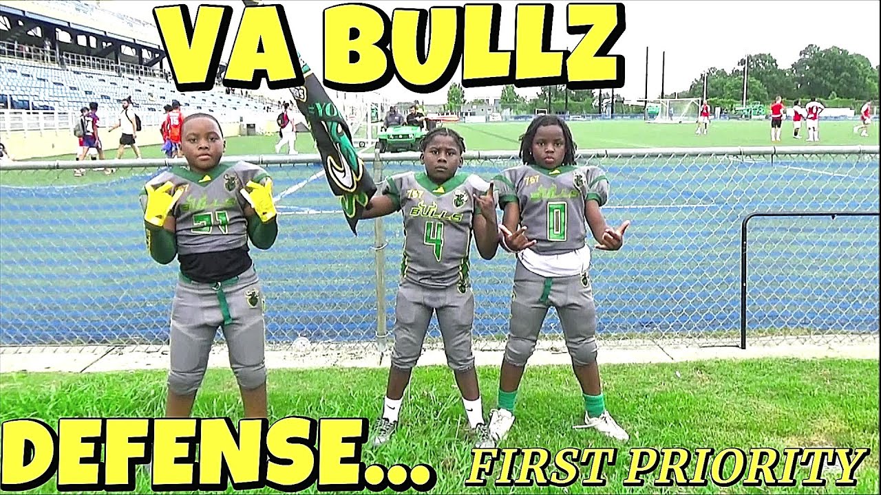 (8U🏈)VA BULLS (VA) VS DARK HORSES (NC) (SMOKE SH*T)#beats #motion #8u #dmv #defence #757 #smoke