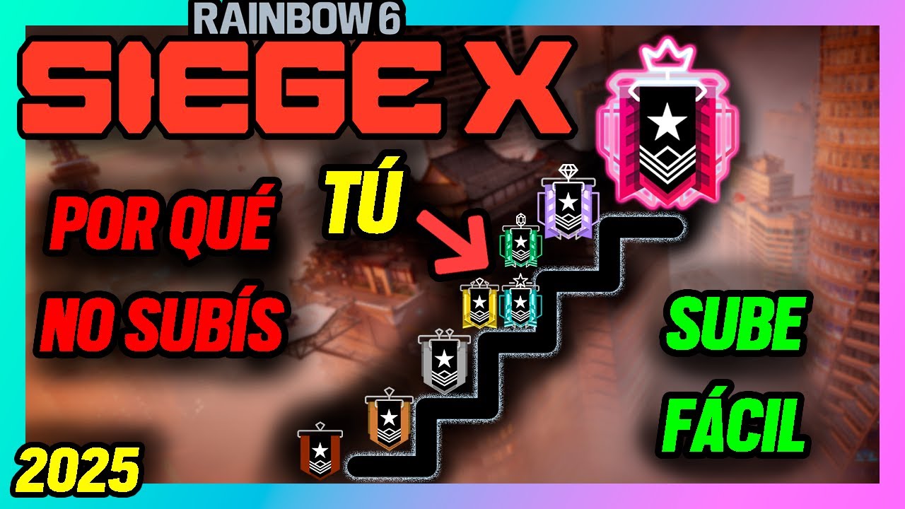 Cómo SALIR de CADA RANGO en Rainbow Six Siege X (2025)