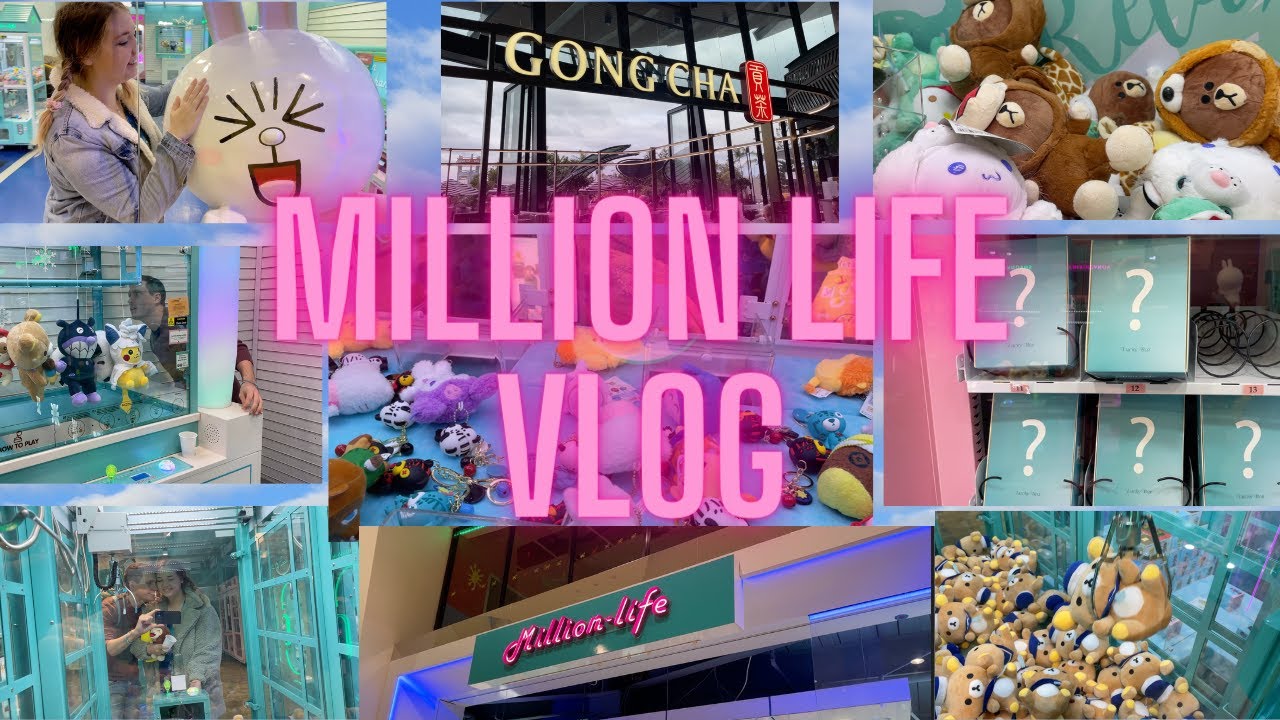 Million life vlog- Claw machines and more- Alice Larkin and Rhys Maddox