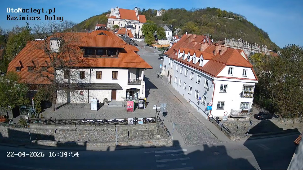 Kazimierz Dolny - kamera w Kazimierzu Dolnym, kamera internetowa: Rynek, Senatorska, Fara