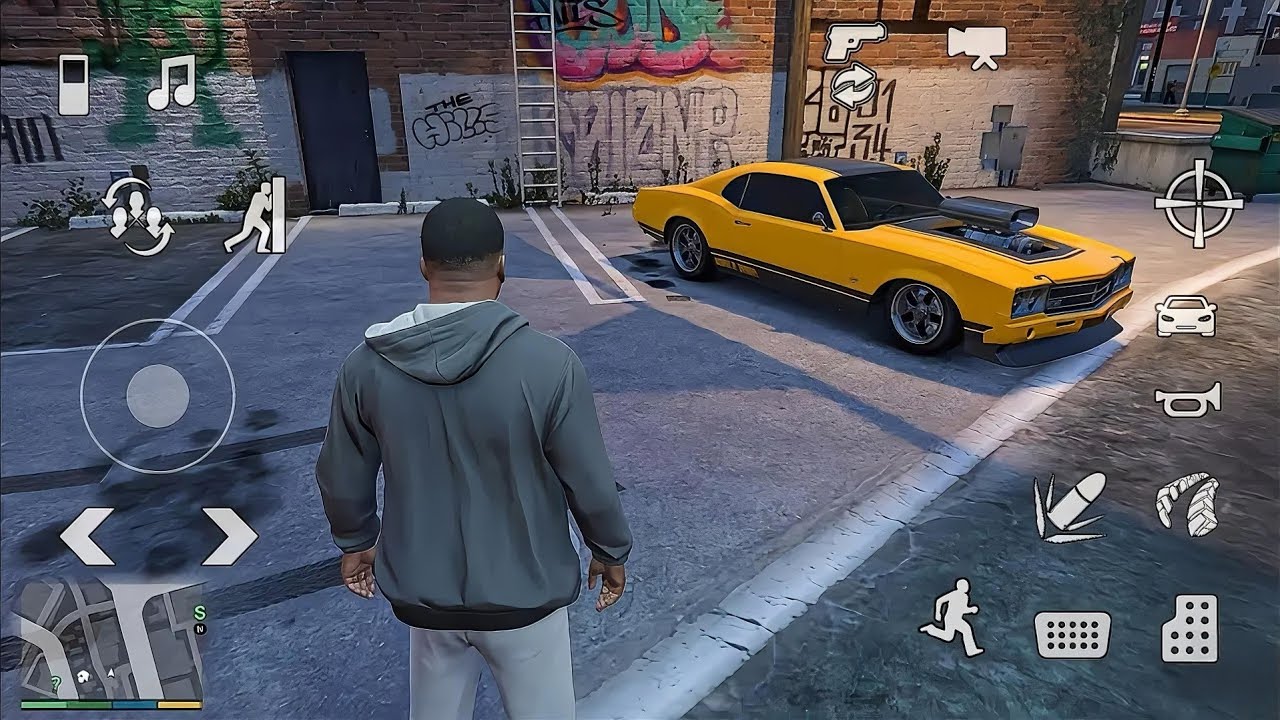 GTA 5 Android Gameplay Offline | Winlator Ludashi V2.8.2 with Input Bridge Touch Control