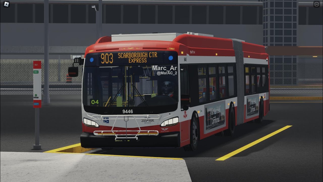 Roblox [HD] - NGT | TTC McNicoll Division - New Flyer XDE60 on route 903