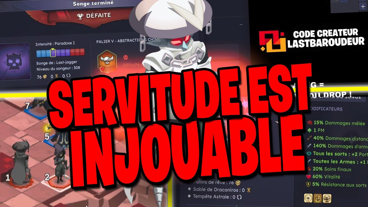 2 RUNS SONGE ! JE MEURT CONTRE SERVITUDE FF ! SONGE INIFINI DOFUS !