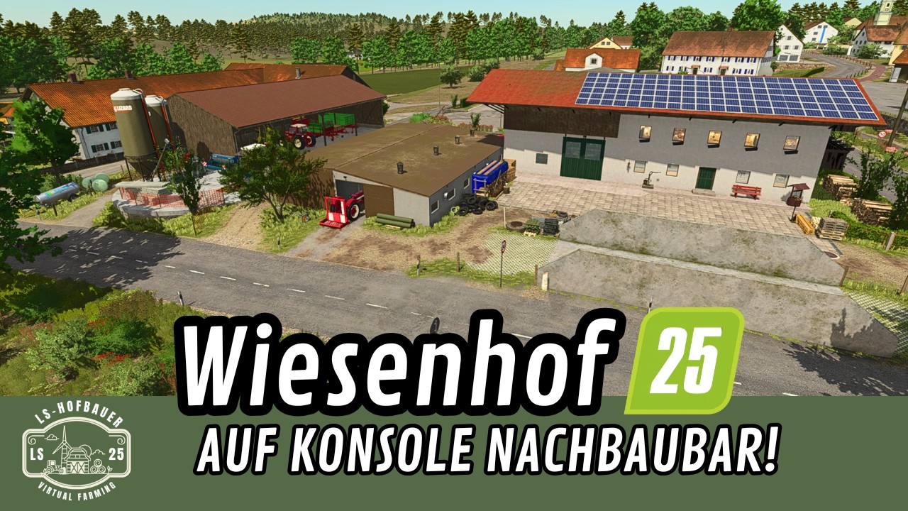 LS25 | Endlich ein Hofbau für Konsolen-Spieler | HOFBAU + HOFTOUR