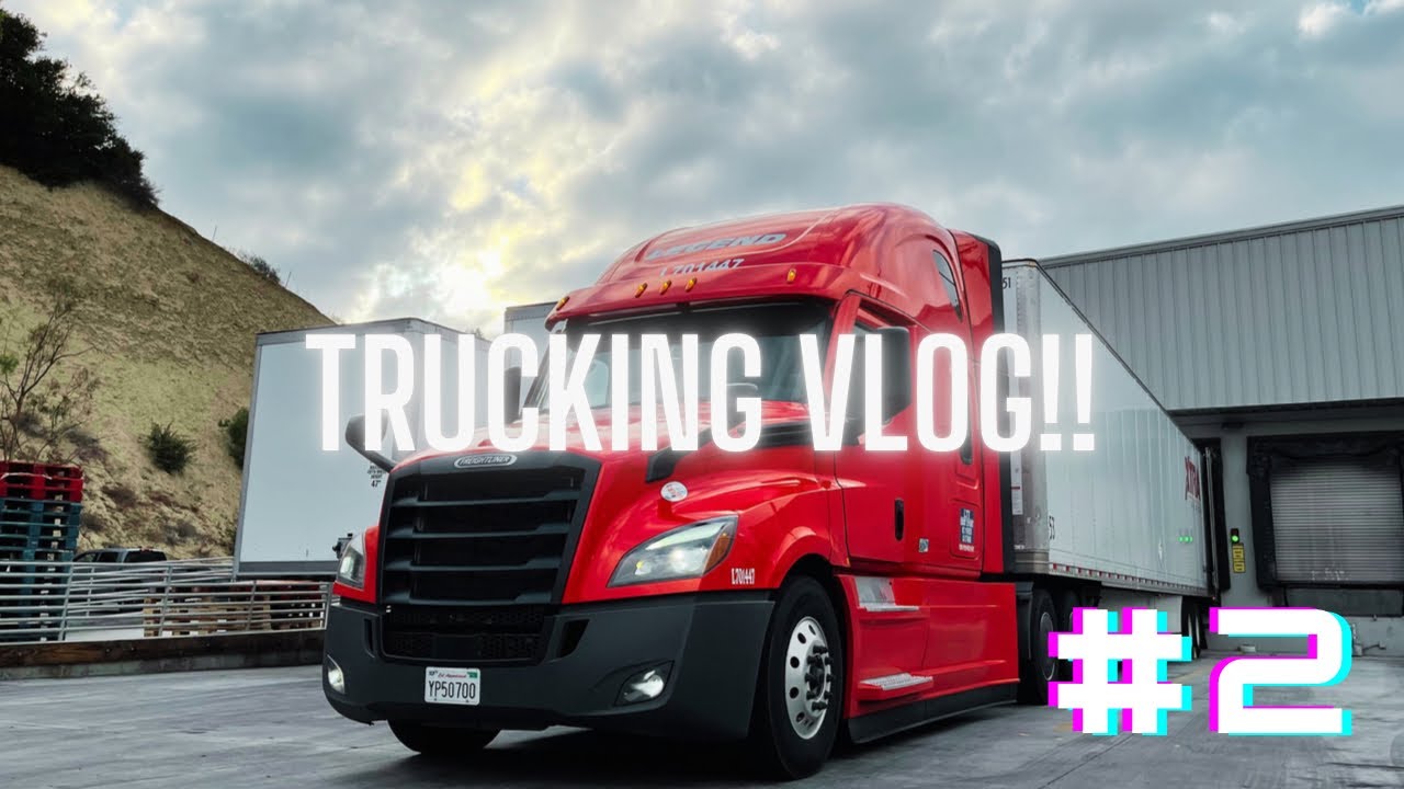 Trucking VLOG#2 (Regional Legend Transportation Driver!) Day in the life of a truck driver. SD to LV