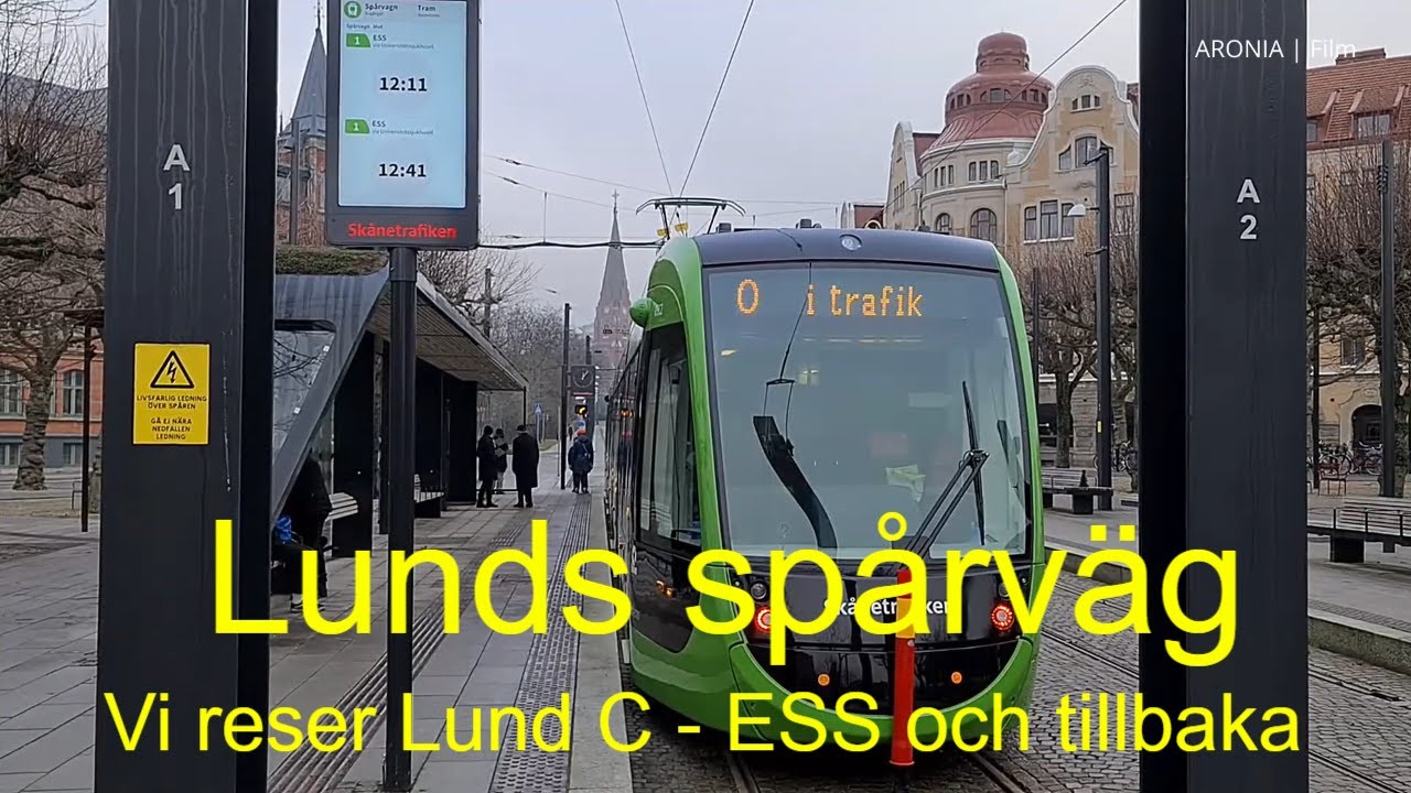 2020-12-19 LUNDS SPÅRVÄG - Vi reser Lund C - ESS och tillbaka ( Max Aschenbrenner )