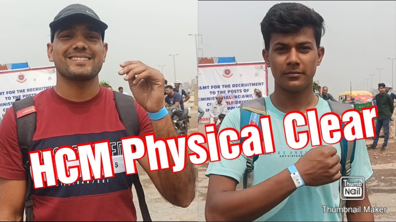 Delhi Police Head Constable Ministerial Physical Wazirabad Live Video. HCM Physical Latest Updates.
