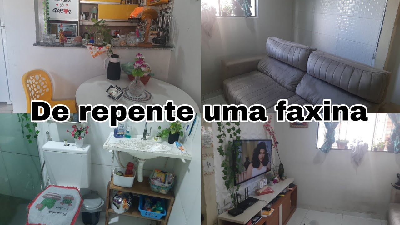 Me decepcionei com essa compra| Faxina na sala | Limpei o sofá 