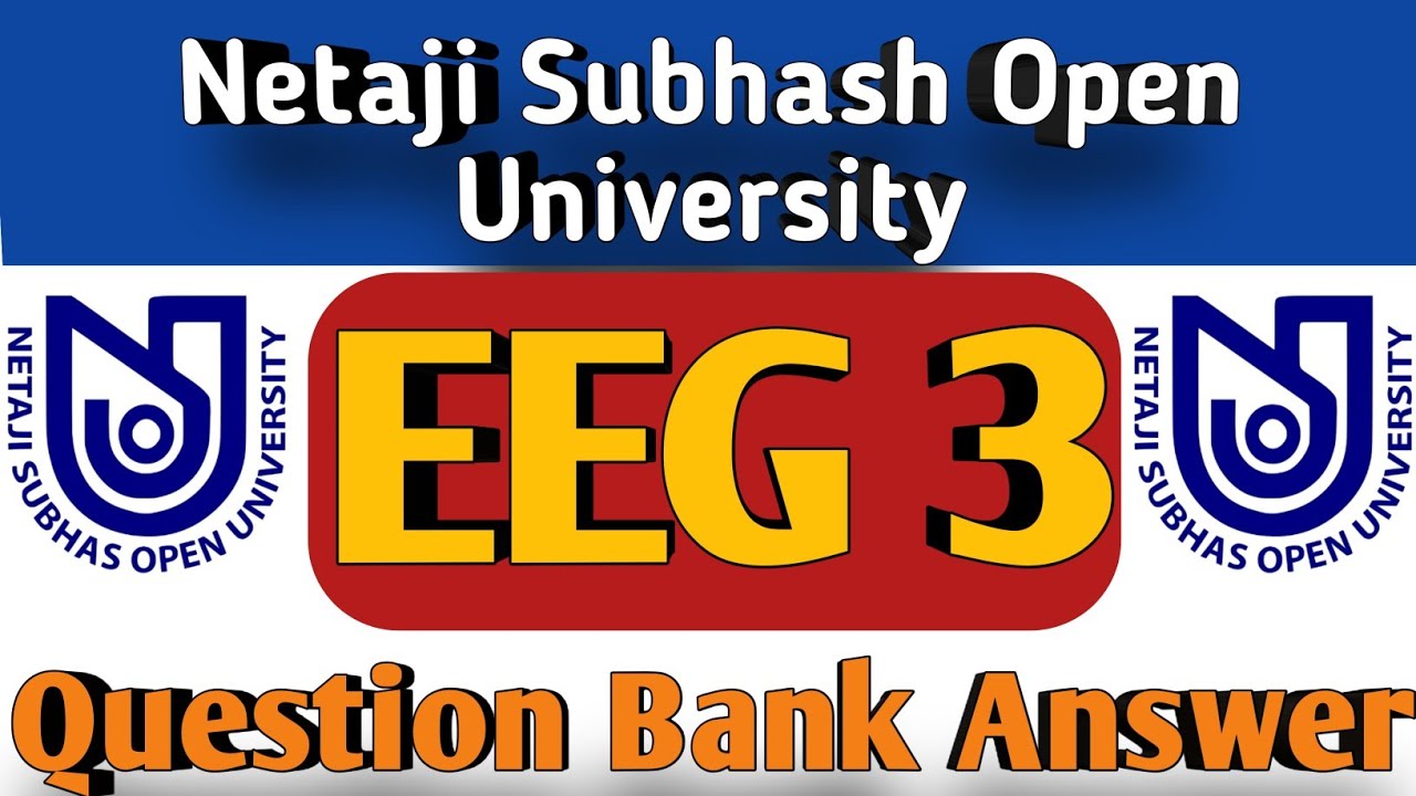 NSOU BDP EEG 3 Question Bank Answers 2021 | BDP English 2nd Year Exam Answers | BDP Exam | NSOU Help