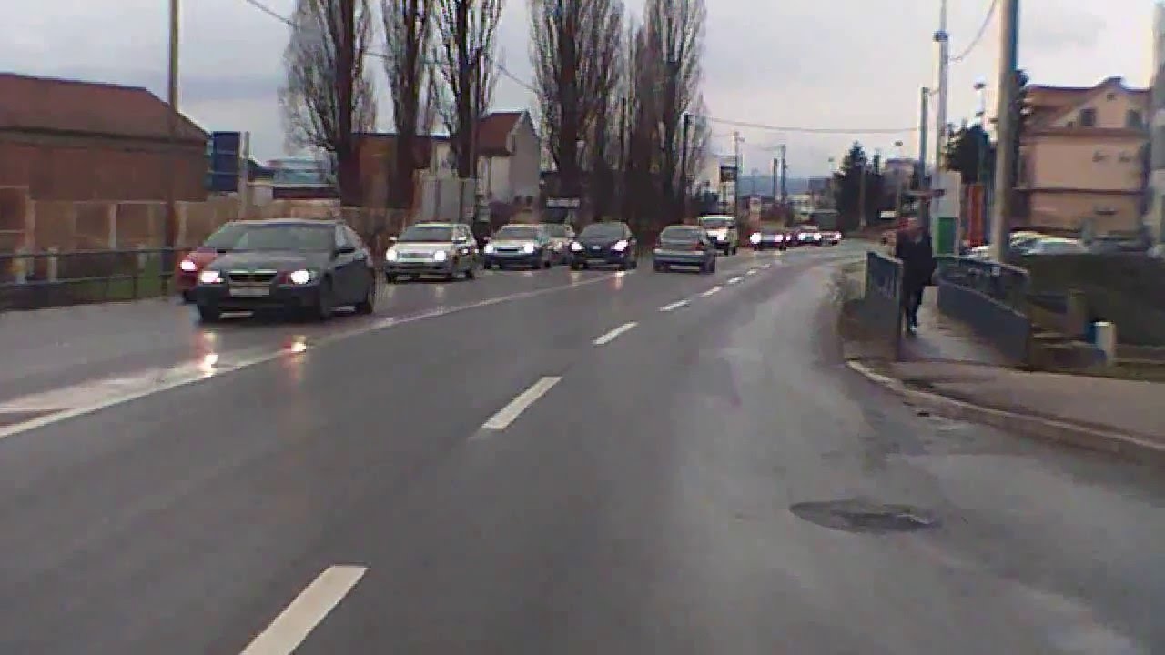 Zagreb:Drive through Sesvete