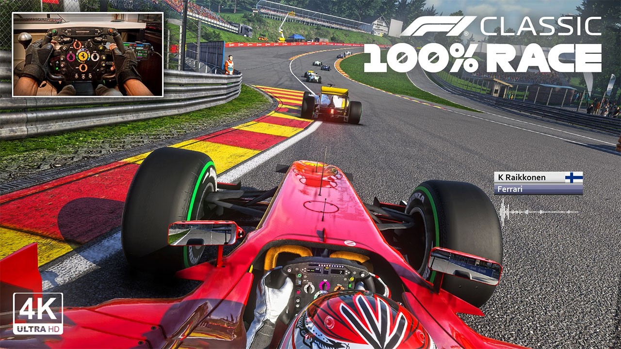 Kimi Räikkönen's Realistic Team Radio | Ferrari F60 | 2009 Belgian GP 100% Race F1 Classic Gameplay