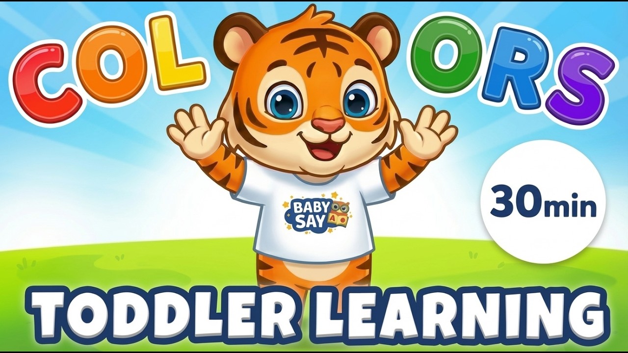 Toddler Learning Colors For Kids, ABC Song, Toddler and Baby Learning