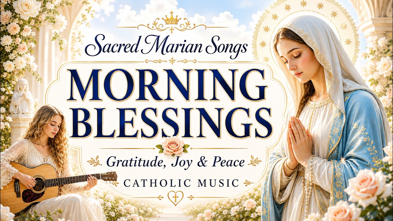 Sacred Marian Songs for Morning Blessings and Joy 🌸 Catholic Music for Gratitude and Peace