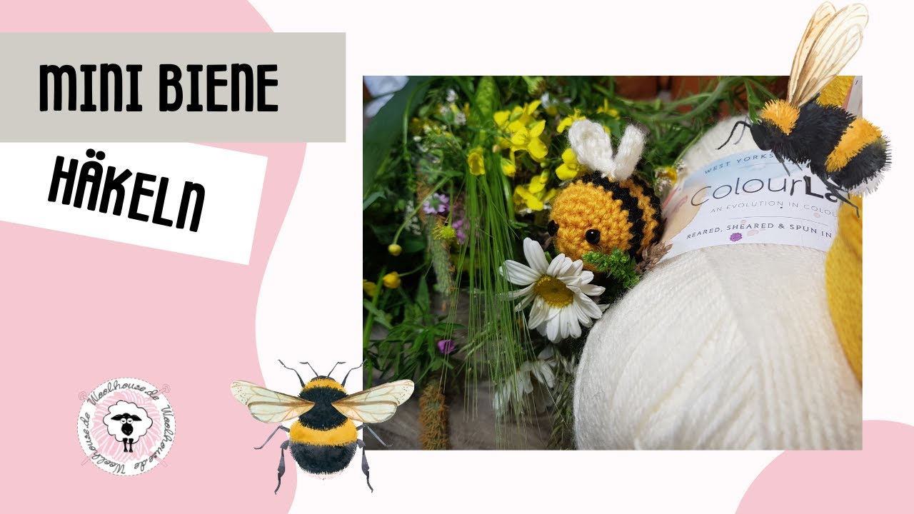 Mini Biene häkeln / Bienenaktion