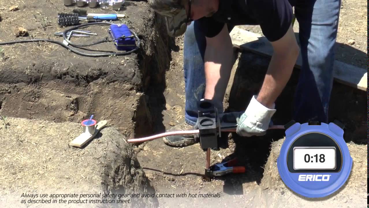 ERICO® CADWELD® PLUS Time Study for Ground Rod Connection