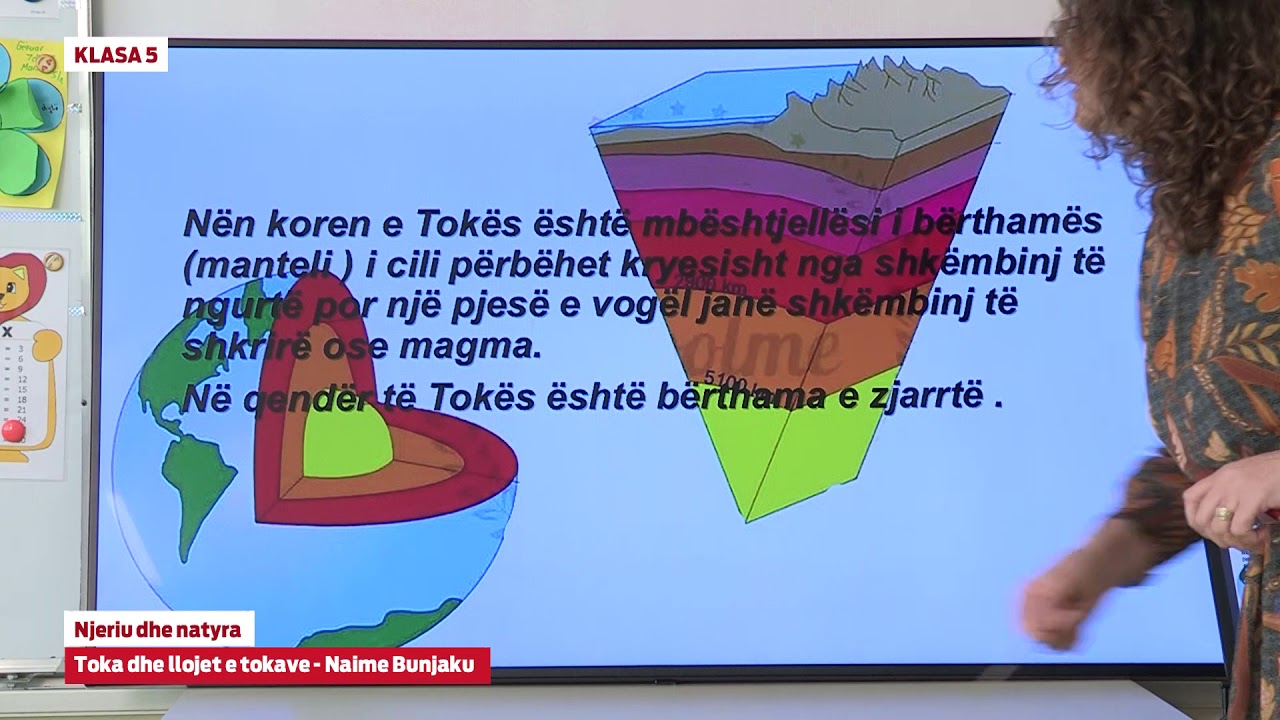 e Mesimi Klasa5 - 5090 Njeriu dhe natyra - Toka dhe llojet e tokave