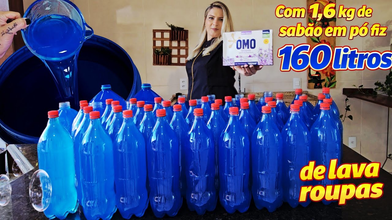 USEI 1,6 Kg SABÃO EM PÓ NESSE SABÃO E FIZ O MELHOR LAVA ROUPAS DA MINHA VIDA 😱